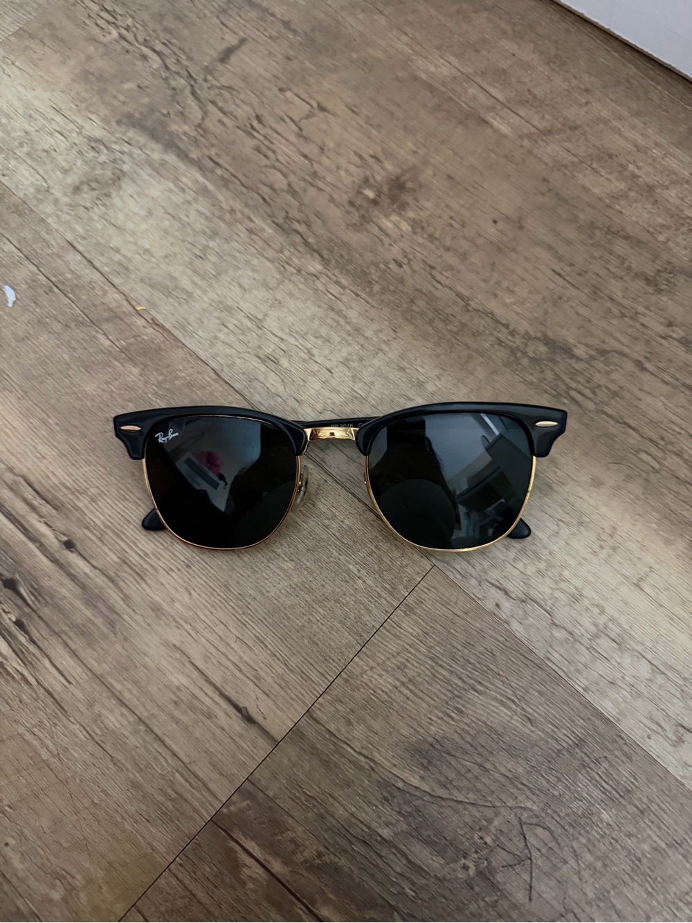 Ray-Ban Clubmaster Sunglasses - Black and Gold